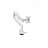 Arozzi Desk Mount | Neo Single - Gas Spring Monitor Arm AZ-ALZARE-NEO-WT | Tilt, Swivel, Rotation | Maximum weight (capacity) 9 kg | White