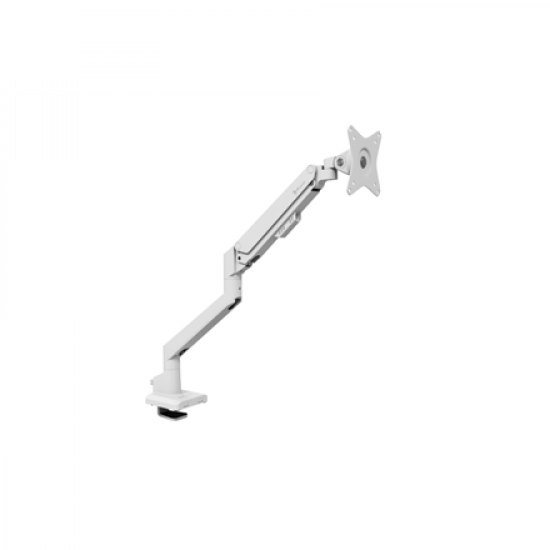 Arozzi Desk Mount | Neo Single - Gas Spring Monitor Arm AZ-ALZARE-NEO-WT | Tilt, Swivel, Rotation | Maximum weight (capacity) 9 kg | White