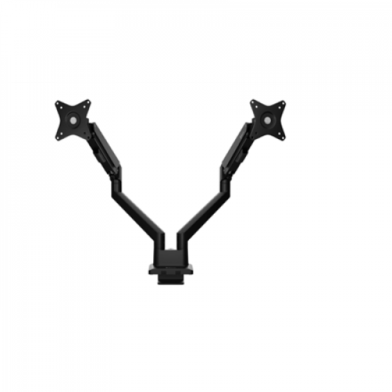 Arozzi Desk Mount | Neo Duo - Gas Spring Monitor Arm AZ-ALZARE-NEO-DUO-BK | Tilt, Swivel, Rotation | Maximum weight (capacity) 9 kg | Black