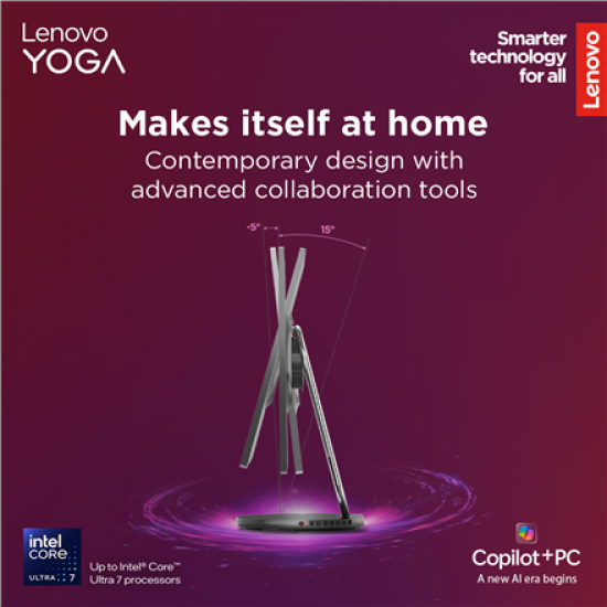 Lenovo Yoga AIO 32ILL10 31.5 UHD ULT7-258V/32GB/1TB/NVIDIA GF RTX 4050 6GB/WIN11 Pro/Nordic kbd/2Y Warranty | Lenovo Yoga | AIO 32ILL10 | Desktop | AIO | 31.5 