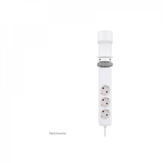 Neomounts | Desk socket with clamp and USB-C and USB-A ports - Quick charge | DS22-840WH6 | White