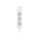 Neomounts | Desk socket with clamp and USB-C and USB-A ports - Quick charge | DS22-840WH6 | White