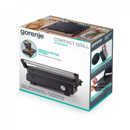 Gorenje Multifunctional Grill | GCG2000M | Grill | Black