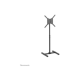 Neomounts Floor stand | NS-FS100BLACK | Height adjustment, Tilt, Rotate | 10-55 