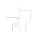 Neomounts ADS06-131WH Cable spine, Clamp-on design, Universal