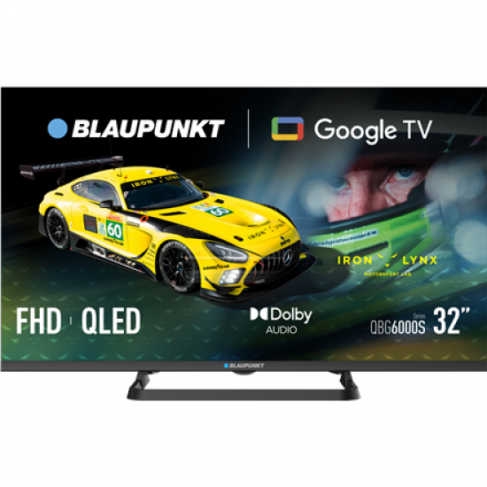 Blaupunkt QLED TV | 32QBG6000S | 32 | Smart TV | Google TV | Black