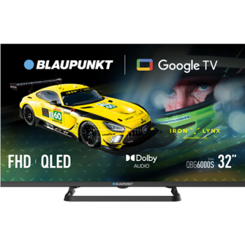 Blaupunkt QLED TV | 32QBG6000S | 32 | Smart TV | Google TV | Black