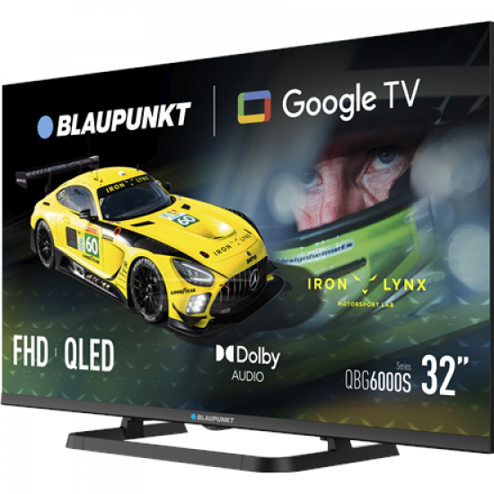 Blaupunkt QLED TV | 32QBG6000S | 32 | Smart TV | Google TV | Black