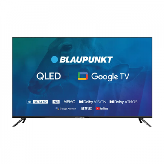 Blaupunkt 50QBG6000S 50” (126cm) QLED 4K Ultra HD Google TV, Dolby Vision, Dolby Atmos | Blaupunkt