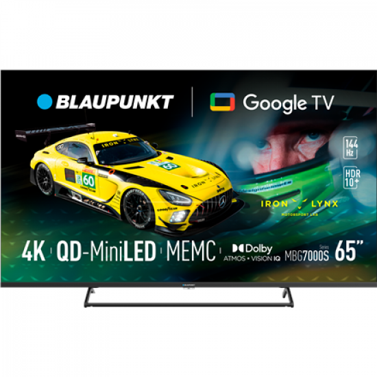 Blaupunkt Mini LED TV | 65MBG7000S | 65 | Smart TV | Google TV | Black