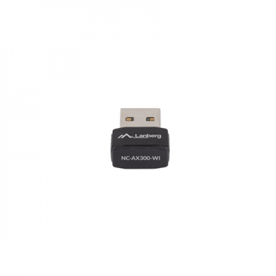 Lanberg USB Adapter Wireless Network Card, NC-AX300-WI AX300