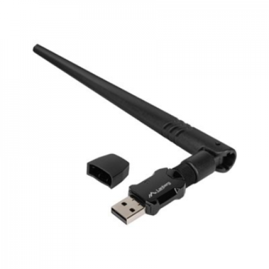 Lanberg USB Adapter Wireless Network Card NC-0900-WIE USB 2.0 Dual Band AX900 1X EXT Antenna