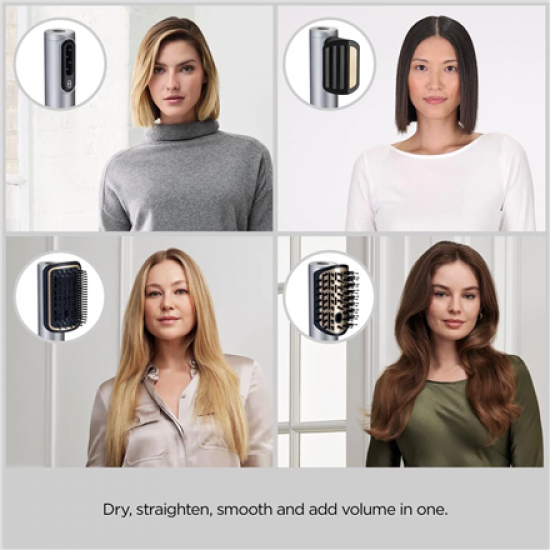 BABYLISS | Hair styling comb | Air Wand AS6555E | Ion conditioning | Number of heating levels 4 | 1600 W | Chrome