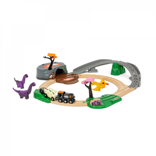 BRIO | WORLD Dinosaur Adventure Set, 36094