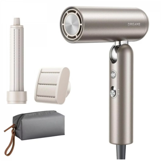 Dreame | Hair dryer | AHD51 Pocket Pro | 1300 W | Number of temperature settings 5 | Ionic function | Titanium Gold