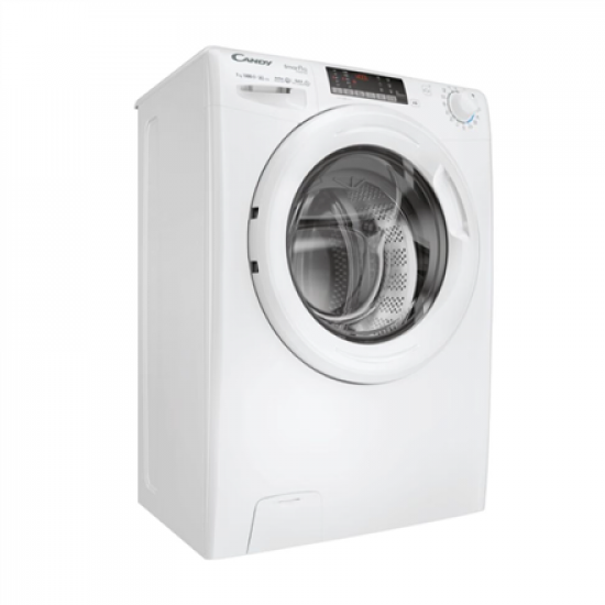 Candy Washing machine | CO4 374TWM6/1-S | Energy efficiency class A | Front loading | Washing capacity 7 kg | 1300 RPM | Depth 45.4 cm | Width 60 cm | Display | 4-digit | Direct drive | Wi-Fi | White