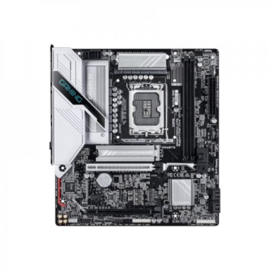 Gigabyte B860M GAMING WIFI6 | Processor family Intel | Processor socket LGA1851 | DDR5 | Supported hard disk drive interfaces M.2, SATA | Number of SATA connectors 4
