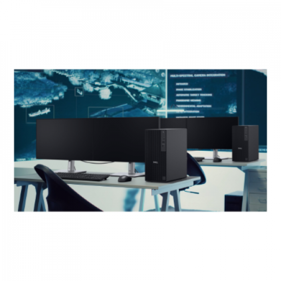 Dell Pro | QCT1255 | Desktop | Tower | AMD Ryzen 5 | 8600G | Internal memory 16 GB | DDR5 | Solid-state drive capacity 512 GB | Intel Integrated Graphics | Keyboard language No keyboard | Windows 11 Pro | Warranty 36 month(s)