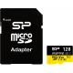 Silicon Power Memory card with adapter | Inspire | 128 GB | microSDXC | Flash memory class C10, UHS-I U3, V30, A2