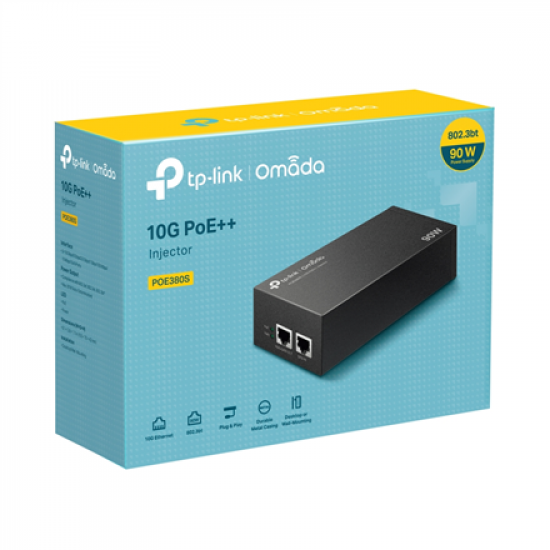 TP-LINK Omada PoE++ Injector | POE380S