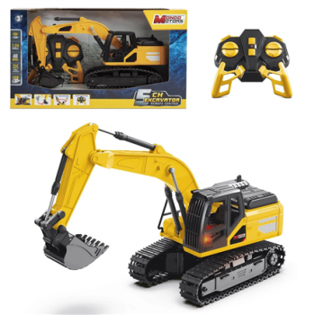 Mondo Motors | RC Excavator, 13-63847 | Yellow/Black | Plastic