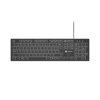 Natec Herring Glow | Keyboard | Wired | US | Black | USB Type-A