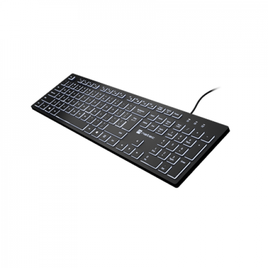 Natec Herring Glow | Keyboard | Wired | US | Black | USB Type-A