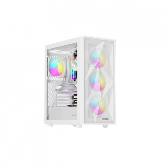 Genesis Gaming PC Case | Diaxid 605 ARGB | White | Midi Tower