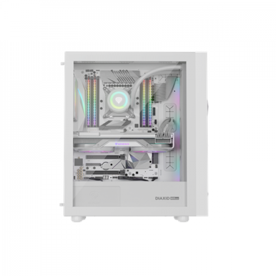 Genesis Gaming PC Case | Diaxid 605 ARGB | White | Midi Tower