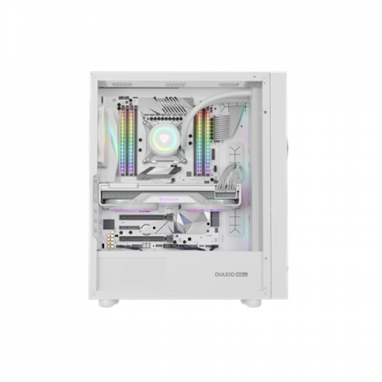 Genesis Gaming PC Case | Diaxid 605 ARGB | White | Midi Tower