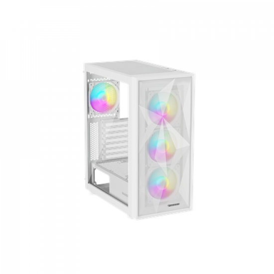 Genesis Gaming PC Case | Diaxid 605 ARGB | White | Midi Tower