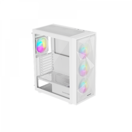 Genesis Gaming PC Case | Diaxid 605 ARGB | White | Midi Tower