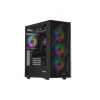 Genesis Gaming PC Case | Diaxid 605 ARGB | Black | Midi Tower