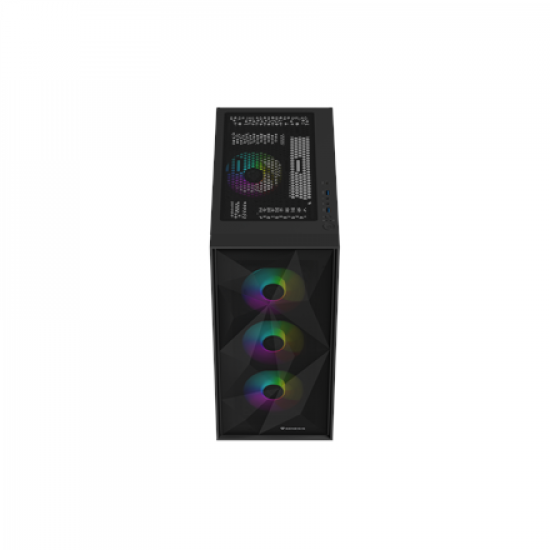 Genesis Gaming PC Case | Diaxid 605 ARGB | Black | Midi Tower