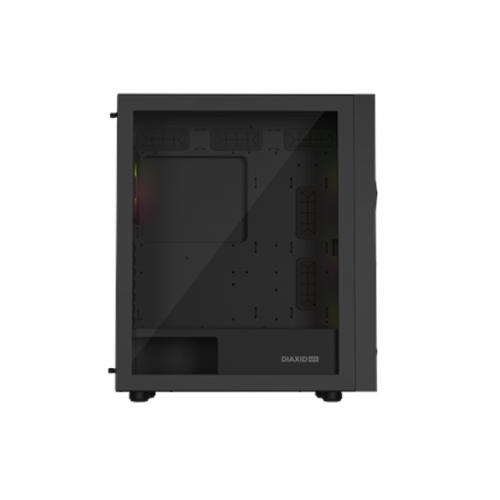 Genesis Gaming PC Case | Diaxid 605 ARGB | Black | Midi Tower