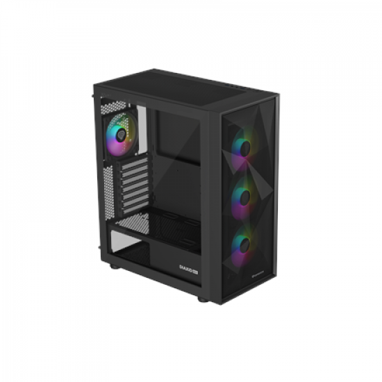 Genesis Gaming PC Case | Diaxid 605 ARGB | Black | Midi Tower