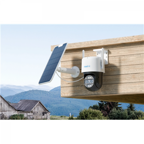Reolink 4G LTE Dual-Lens Battery Security Camera | Trackmix Series G770 | PTZ | 8 MP | F2.8mm/F1.6, F8mm/F1.6 | IP65 | H.264/H.265 | Micro SD, Max. 128 GB