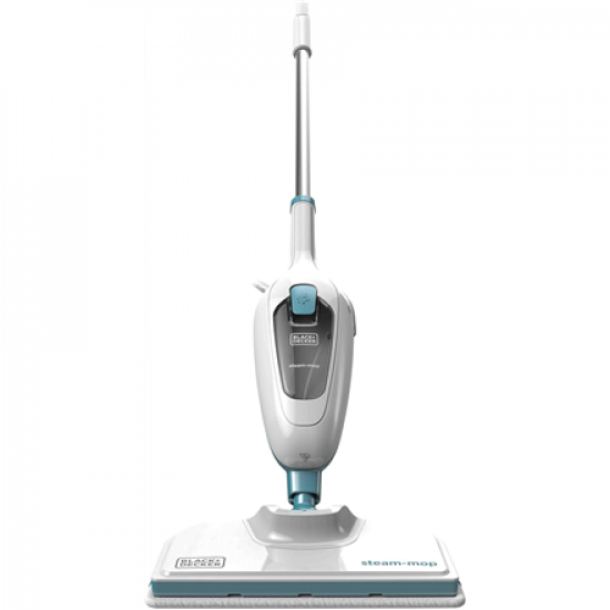 BLACK & DECKER Steam mop | FSM13E1-QS | Power 1300 W | Water tank capacity 0.38 L | White