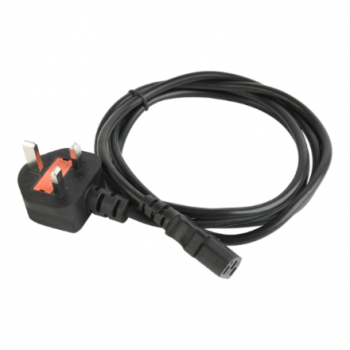 Gembird PC-187 UK power cord (C13), 5 A, 6 ft