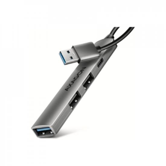 AXAGON ALU STRIP USB-A 4 port hub | HUE-STA