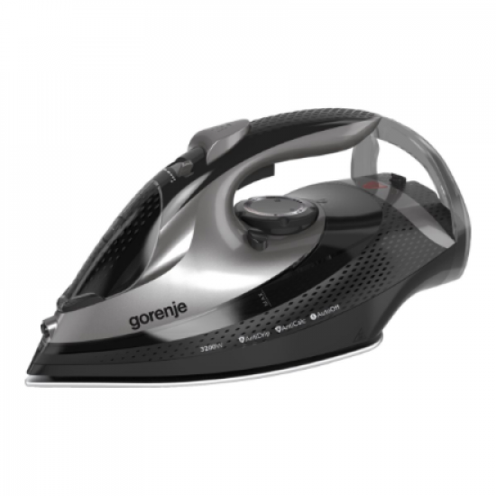 Gorenje SIH3200BKS | Steam Iron | 3200 W | Water tank capacity 420 ml | Continuous steam 40 g/min | Steam boost performance 250 g/min
