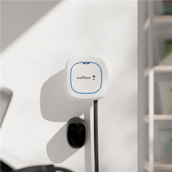 Wallbox Electric Vehicle charge | Pulsar Max | 22 kW | Wi-Fi, Bluetooth | 5 m | White