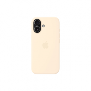 Apple iPhone 17 Silicone Case with MagSafe – Vanilla