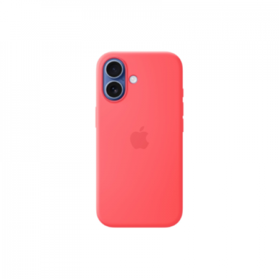 Apple iPhone 17 Silicone Case with MagSafe – Bright Guava