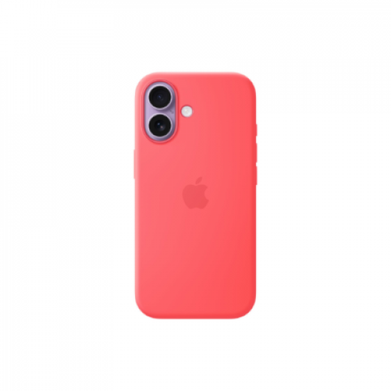 Apple iPhone 17 Silicone Case with MagSafe – Bright Guava