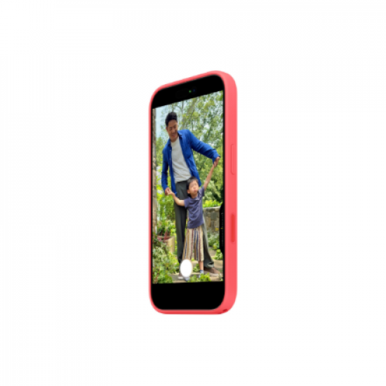 Apple iPhone 17 Silicone Case with MagSafe – Bright Guava