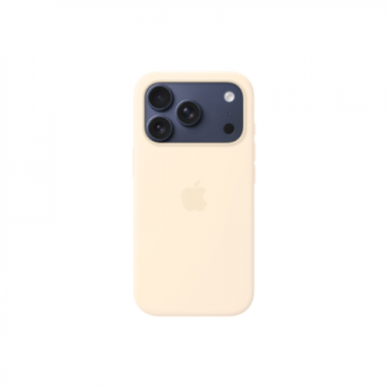 Apple iPhone 17 Pro Silicone Case with MagSafe – Vanilla