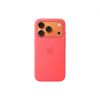 Apple iPhone 17 Pro Silicone Case with MagSafe – Bright Guava