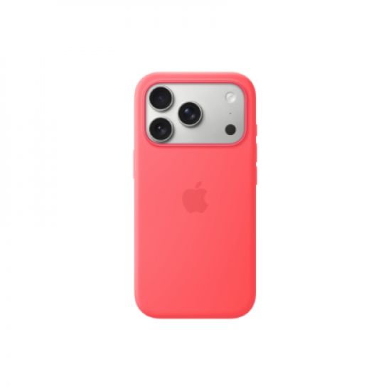 Apple iPhone 17 Pro Silicone Case with MagSafe – Bright Guava