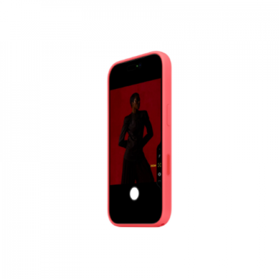 Apple iPhone 17 Pro Silicone Case with MagSafe – Bright Guava